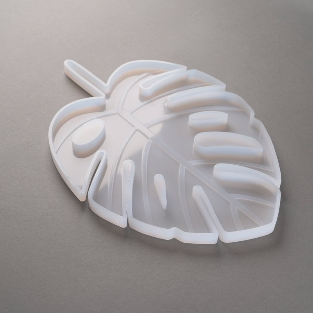 Moule en silicone - Plateau à feuilles, 17,5x24,5x1 cm