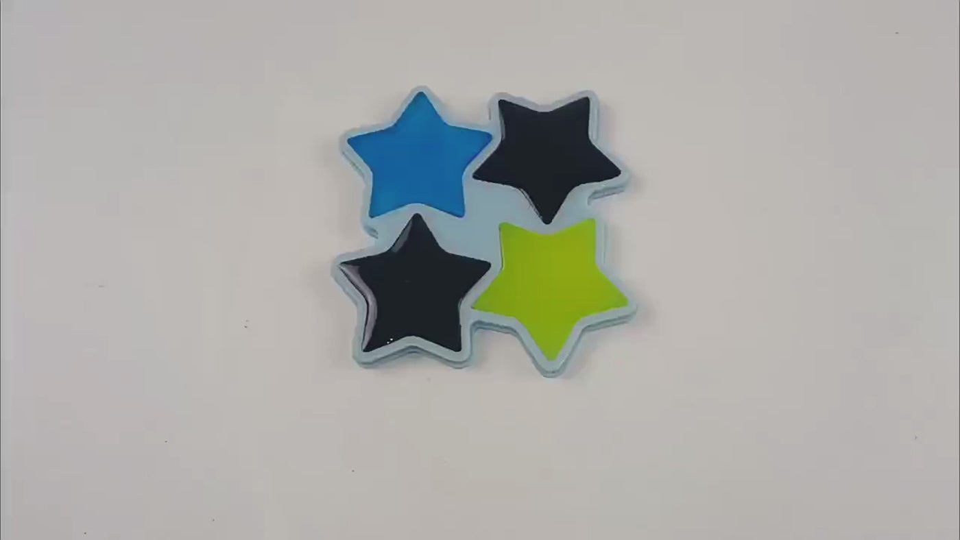 Silicone Mold - Star 4 in 1, 9.2x9 cm