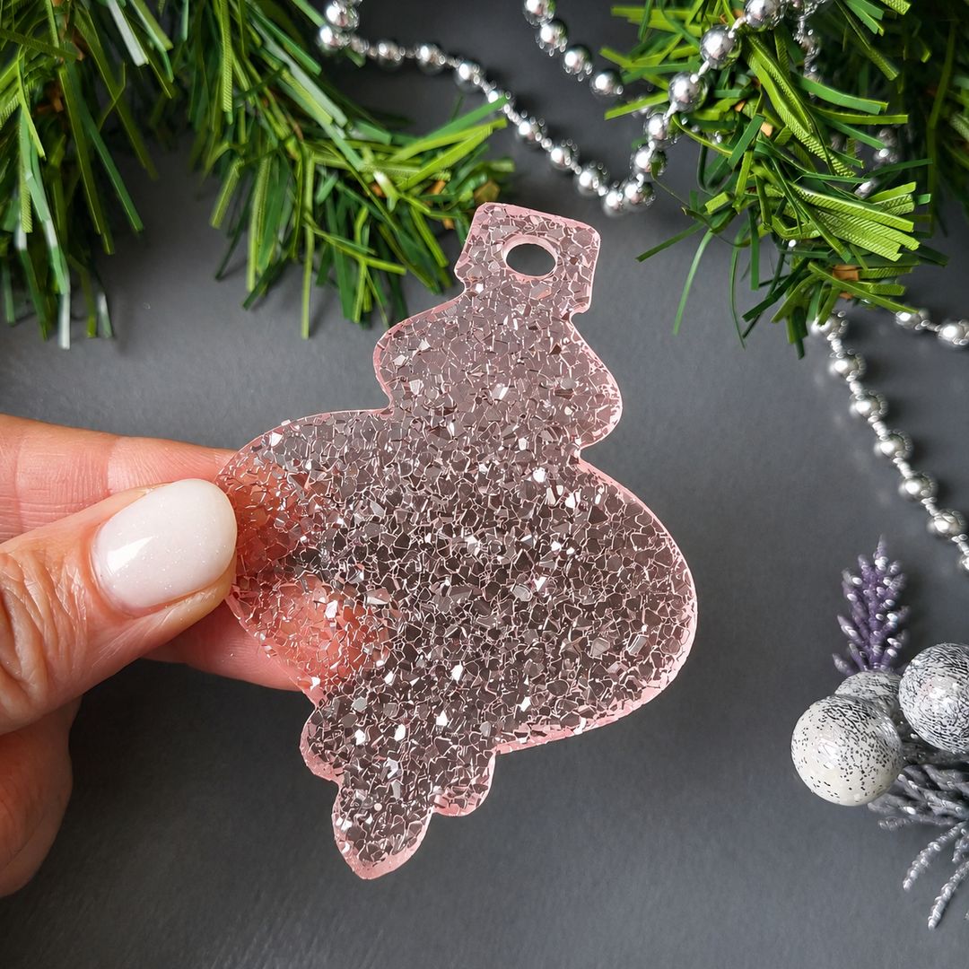 Crystal Lantern Ornament Silicone Mold, 8x5.6x0.5 cm